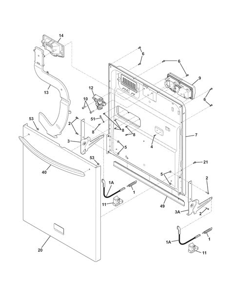 frigidaire ffbd2406ns9b|Frigidaire Dishwasher FFBD2406NS9B Repair Parts